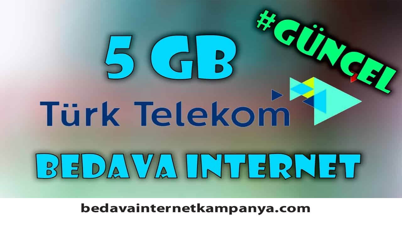 Türk Telekom Bedava İnternet Hilesi 2020