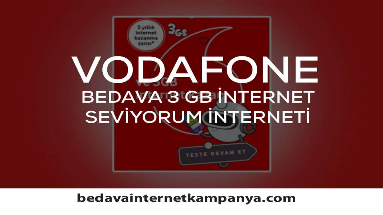 Vodafone Bedava İnternet Nasıl Yapılır 2020