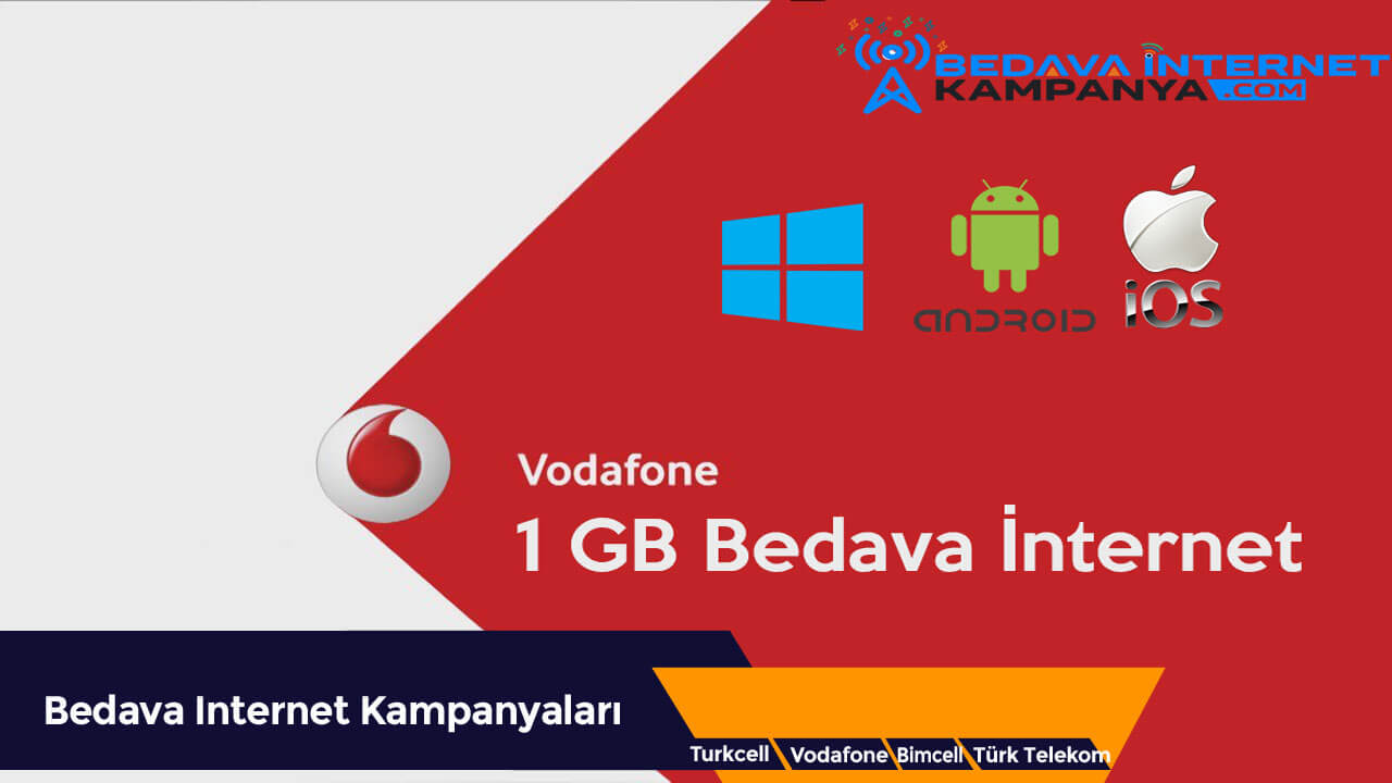 Vodafone Bedava İnternet Veren Uygulamalar 2020