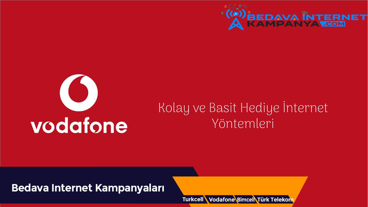 Vodafone Bedava İnternet Veren Uygulamalar 2020
