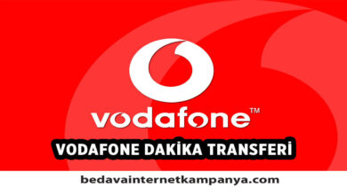 Vodafone Dakika Transferi Nasıl Yapılır?
