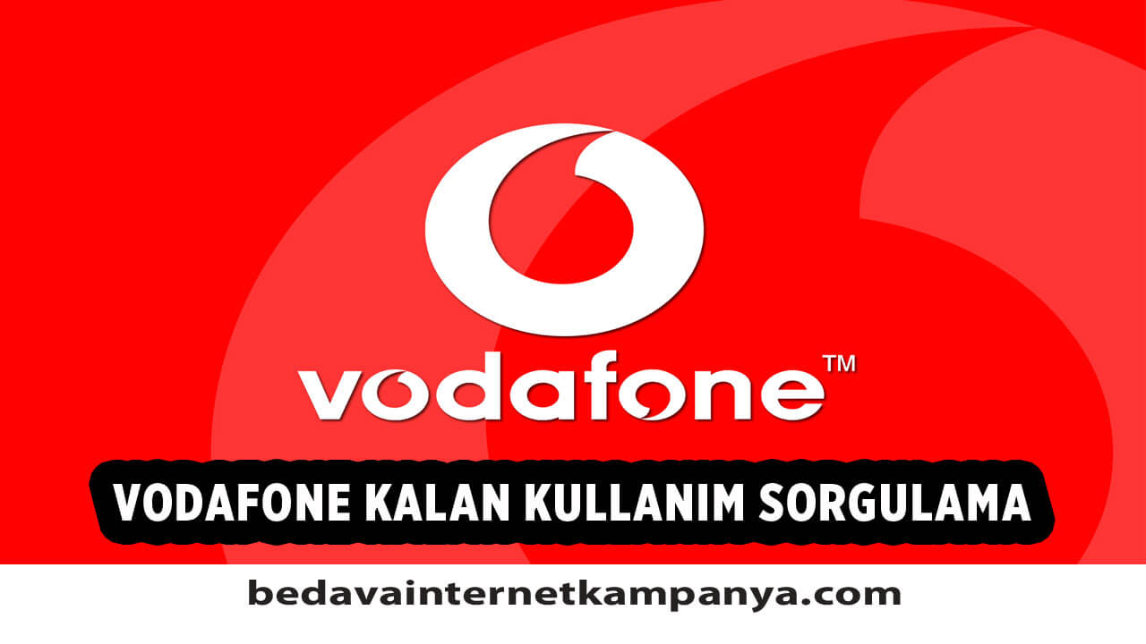 Vodafone Kalan Kullanım Öğrenme