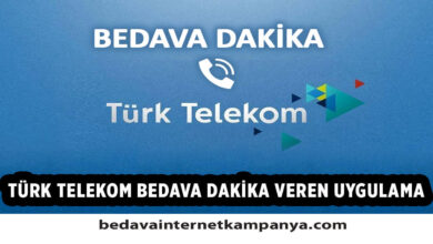 Türk Telekom Bedava Dakika Veren Uygulamalar 2021